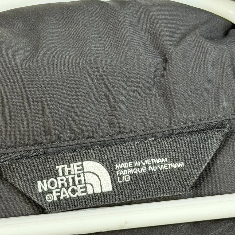 The North Face Vest Mens Large Black Puffer Insulated Lined Quilted Zip Pocket