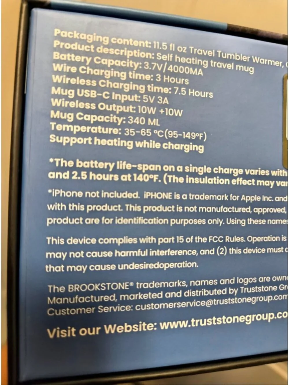 Brookstone brand new
