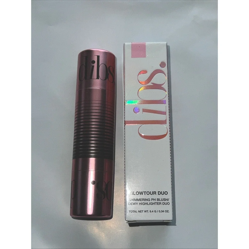 DIBS Beauty Glowtour Duo Shimmering PH Blush/ Dewy Highlighter AURA New