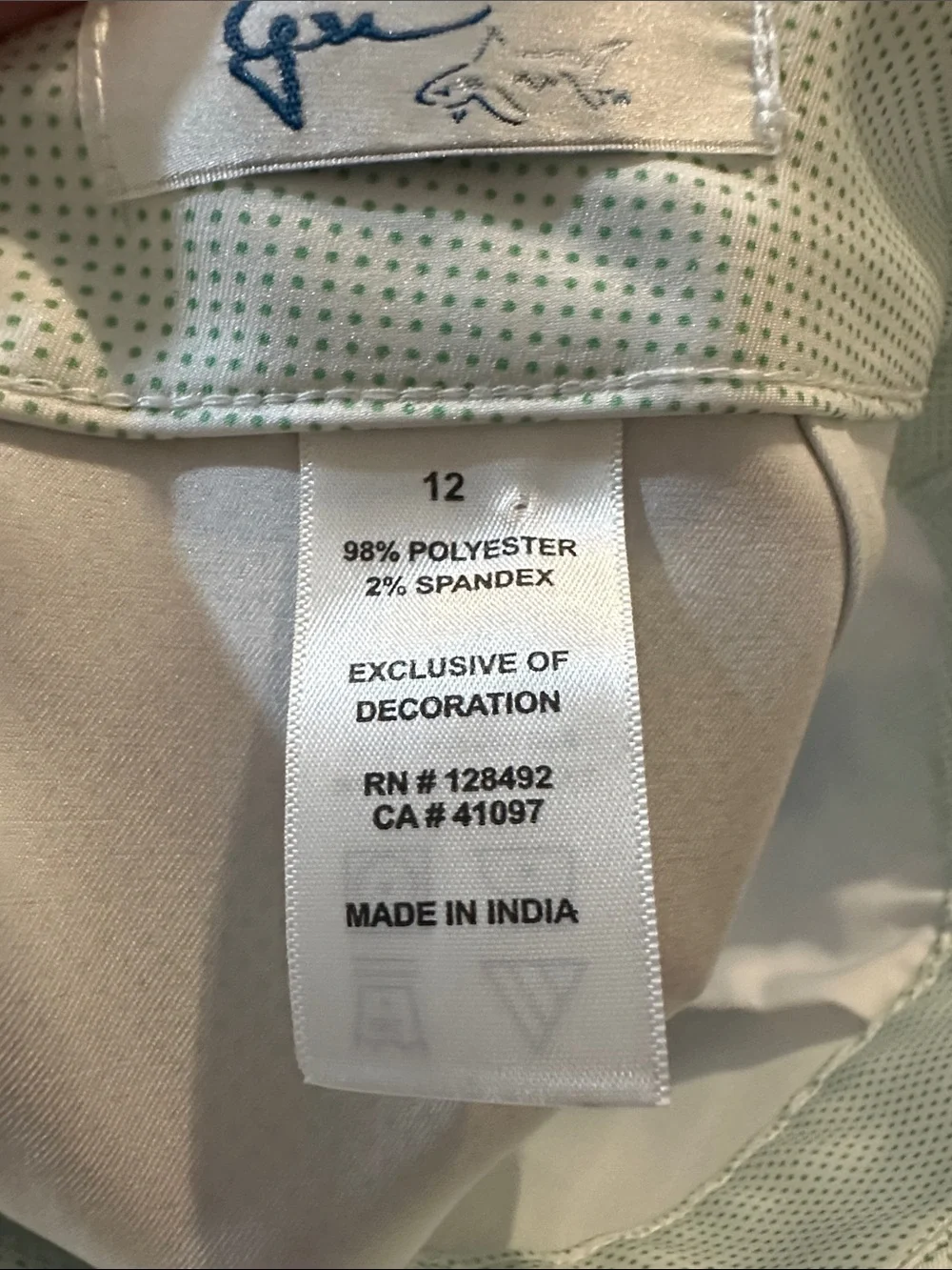 Greg Norman Collection smooth fabric