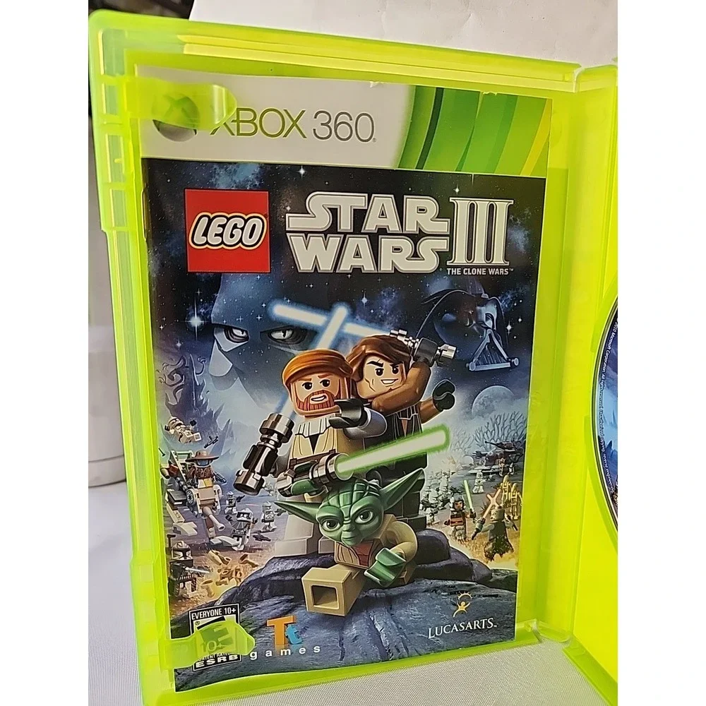 LEGO Star Wars III: The Clone Wars (Microsoft Xbox 360, 2011) Preowned