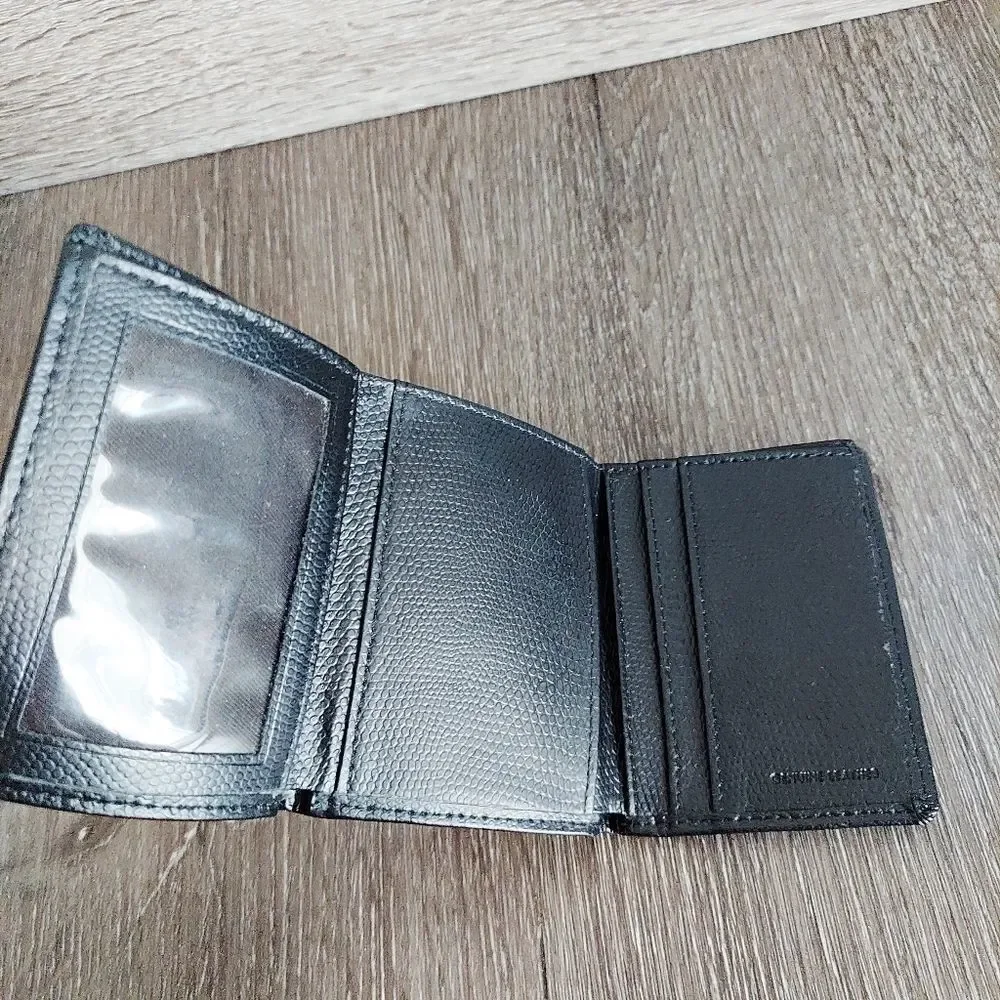 N/A black leather