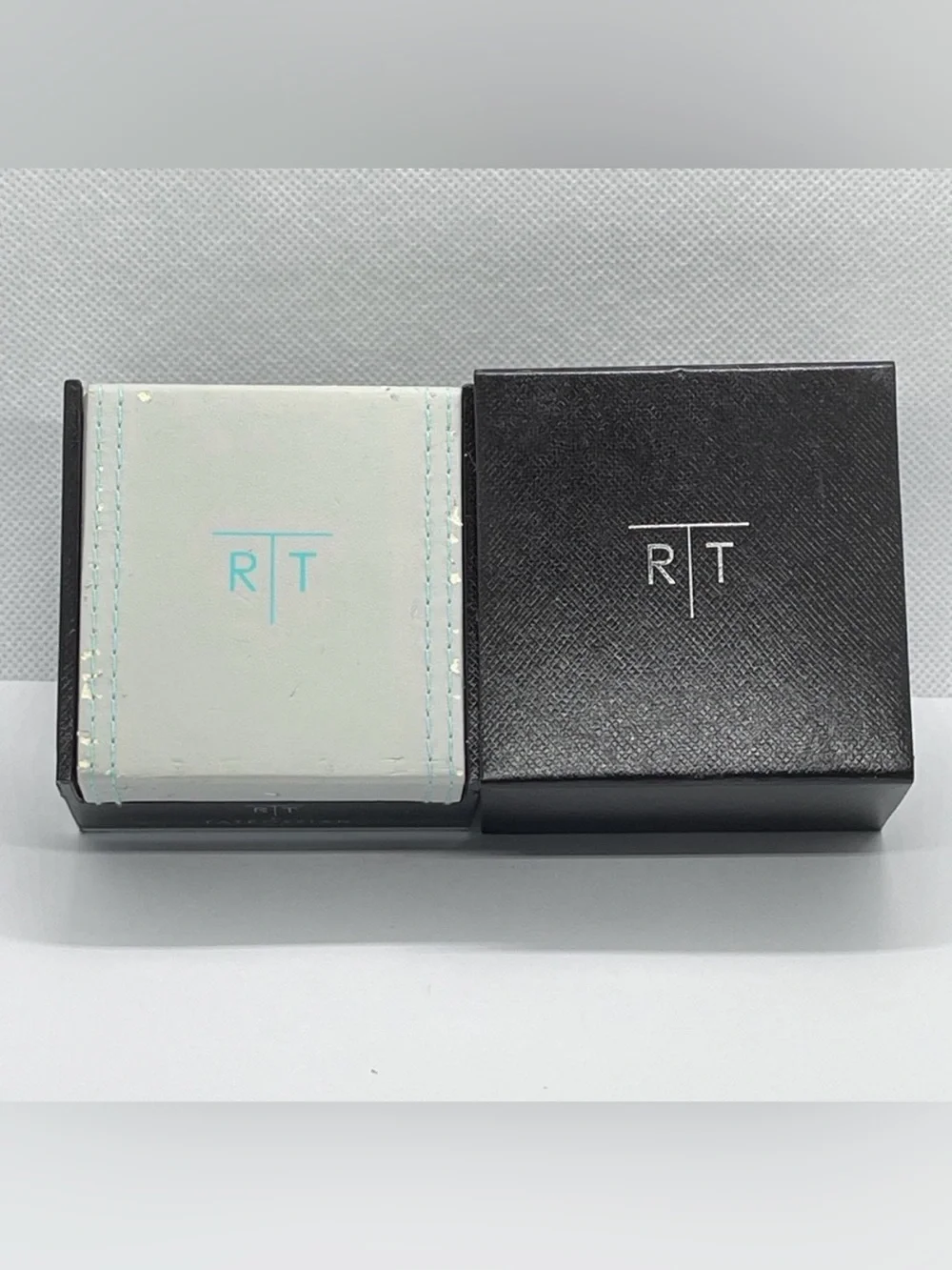 Tateossian Pearl Ball Cufflinks Silver Tone Gray Boxed Designer Luxury Modern