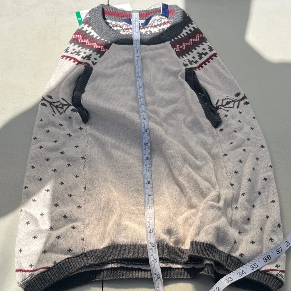 Lands End festive sweater