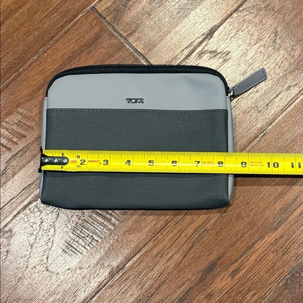 NEW! TUMI Two-Tone Gray Toiletry Bag