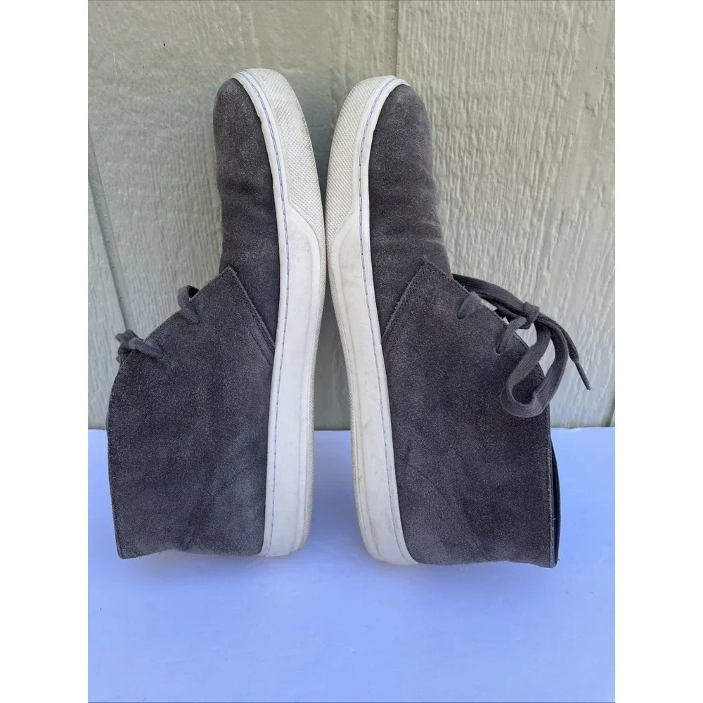 Vince. Abe‎ chukka suede Leather sneaker Mens 10.5M Platform Gray Lining Casual