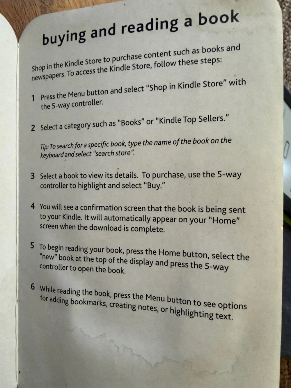 Amazon kindle reader
