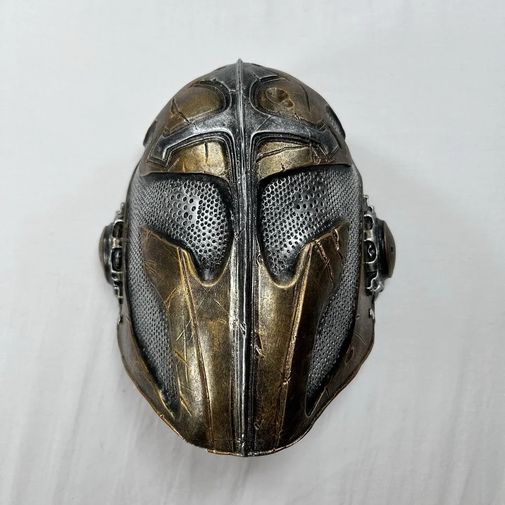 Roman Empire Knight Templar Mask Halloween Cosplay Prop Full Face Resin Masks