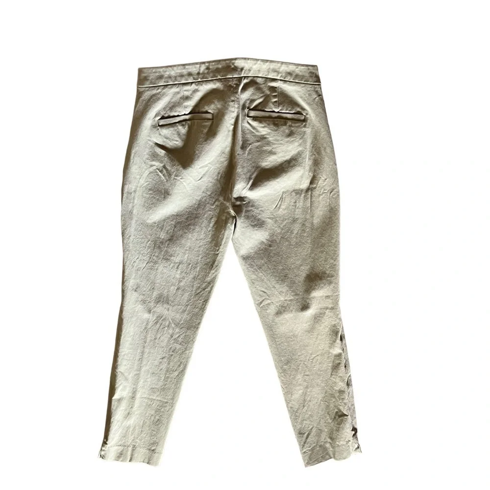 J.Crew Beige Tailored Trousers Women’s Cropped Pants 00 low Rise