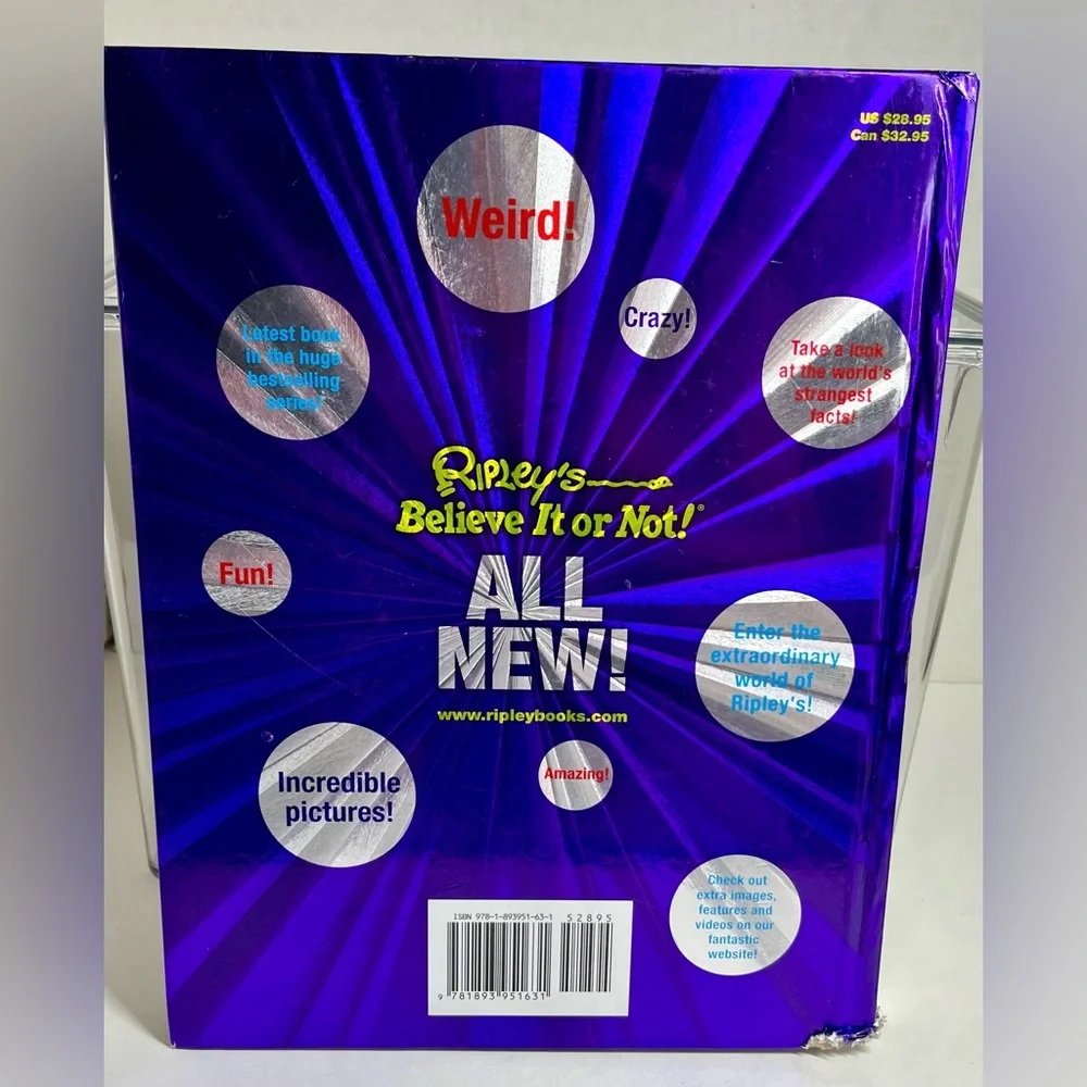 RIPLEYS BELIEVE IT OR NOT binder are shipping