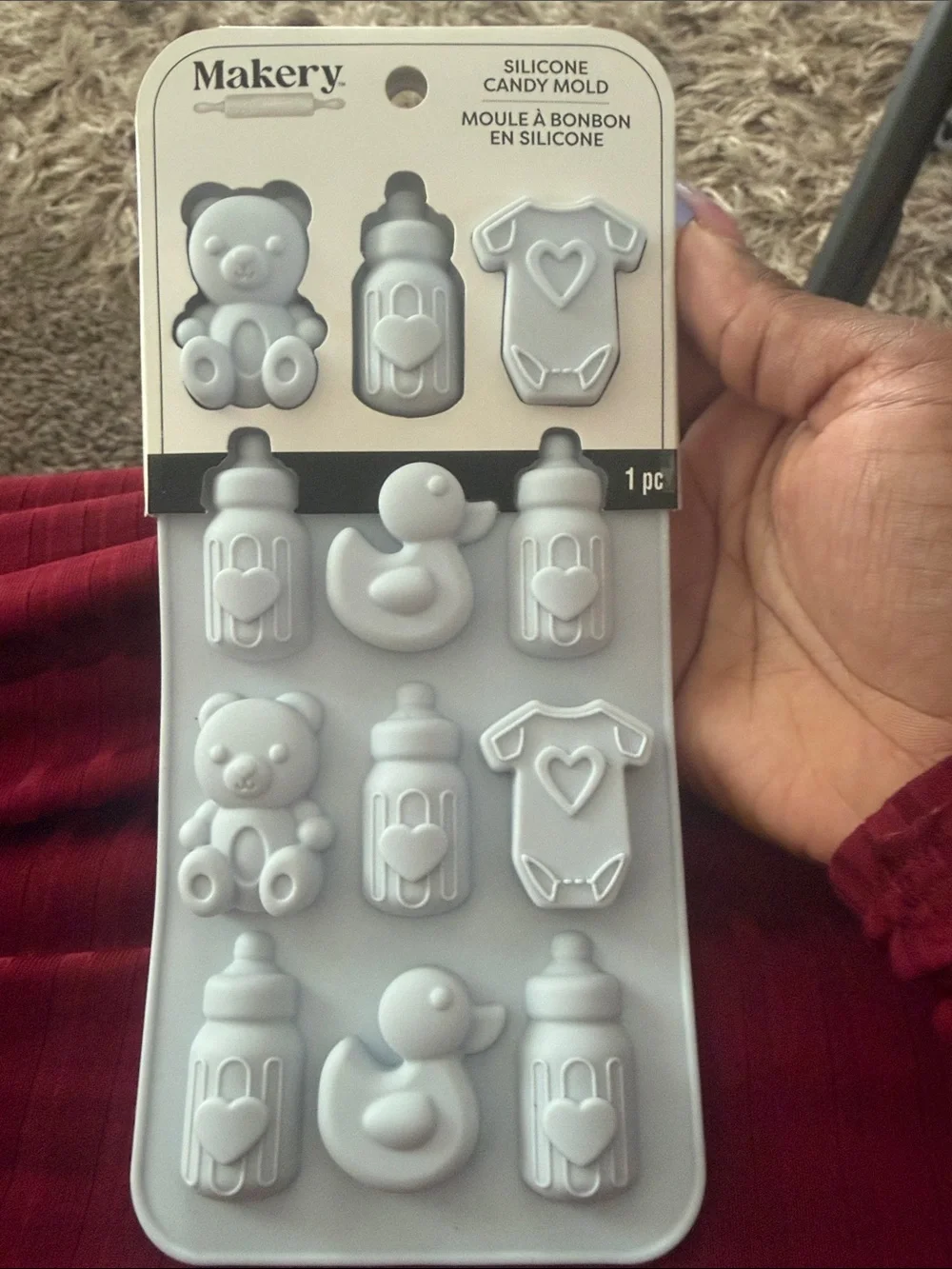 Celebrate It Bundle Of Bags & Silicone Baby Shower Molds Plus Treat Sticks