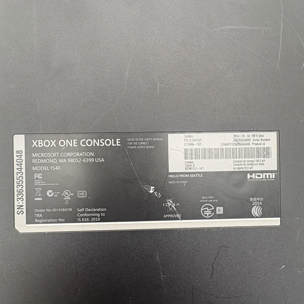 Microsoft xbox one