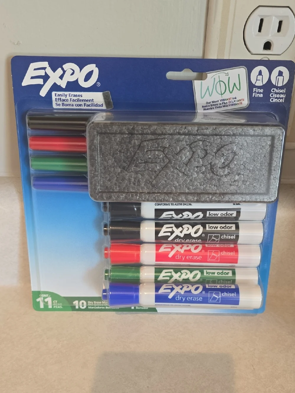 Expo Dry Erase Markers Plus Eraser Set