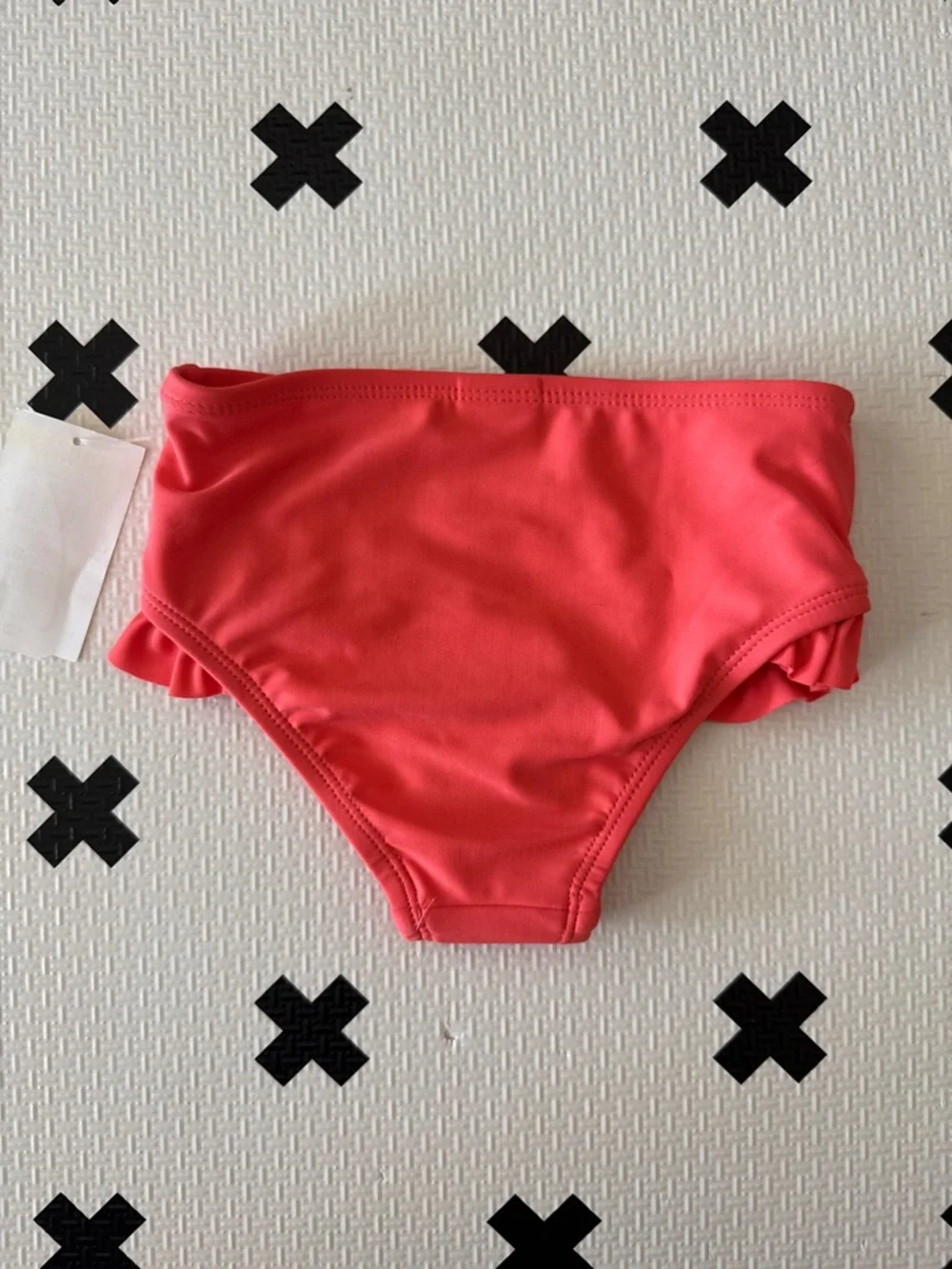 Tucker + Tate Girls' Ruffle Bikini Bottoms in Coral Pink size 24m