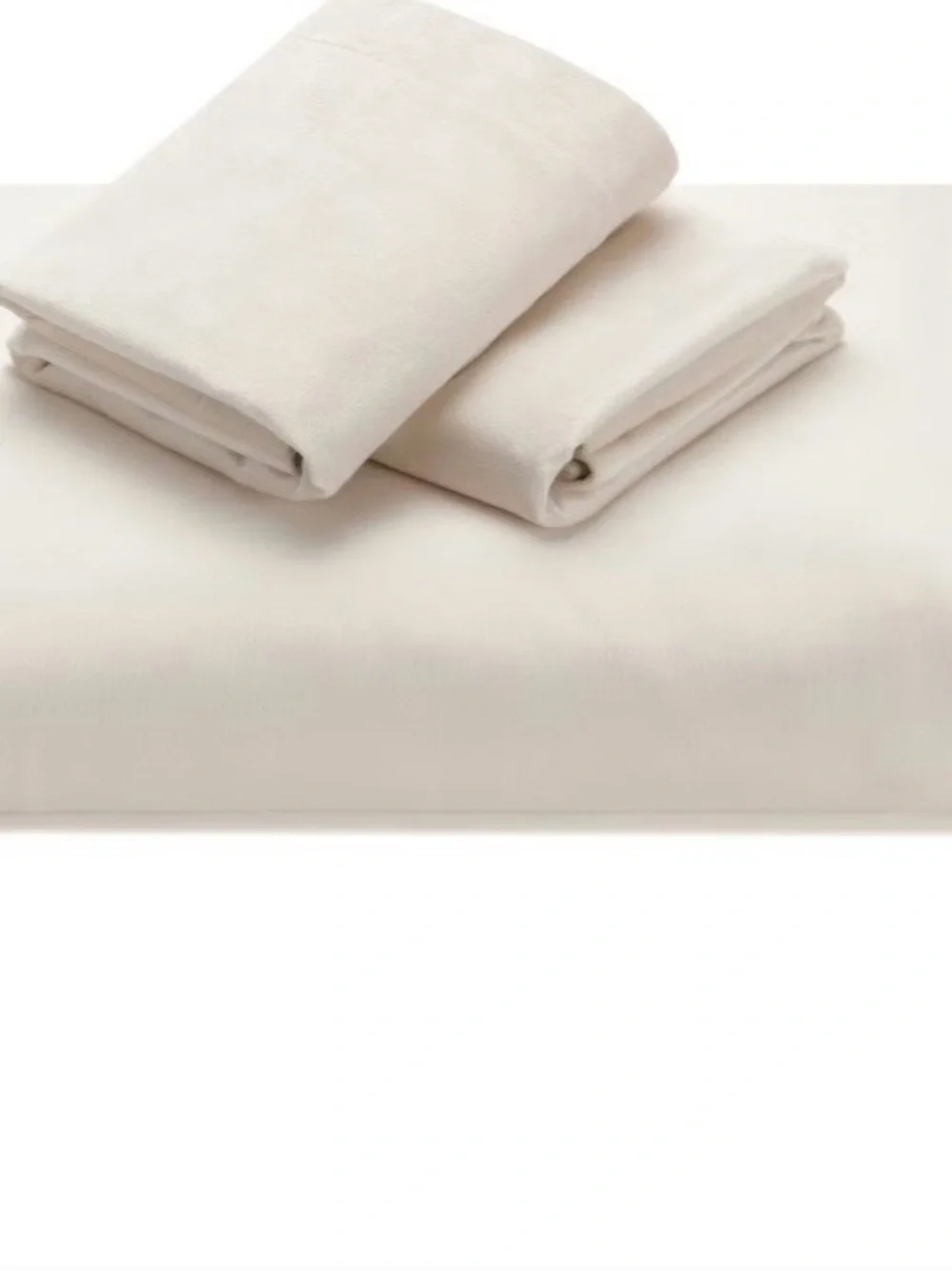 Luxurious Velvet Duvet Set - Ivory