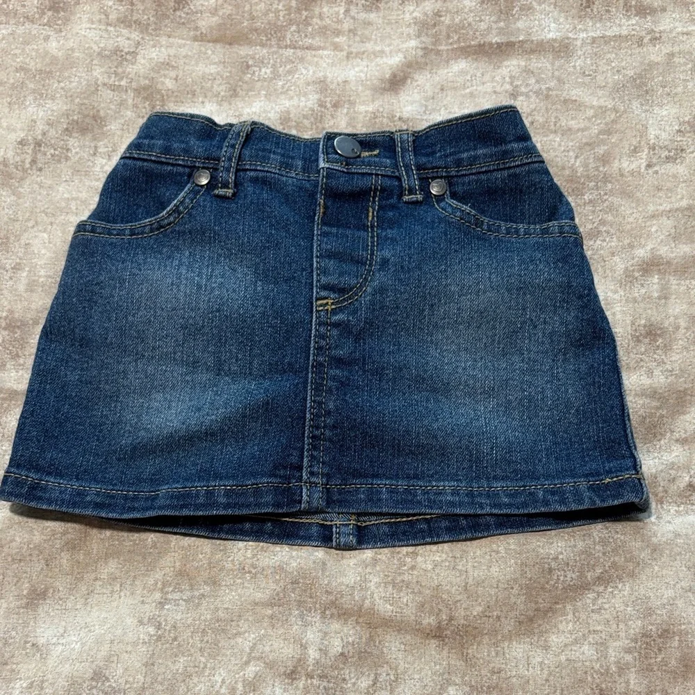 The Children's Place Dark Blue Denim Skirt