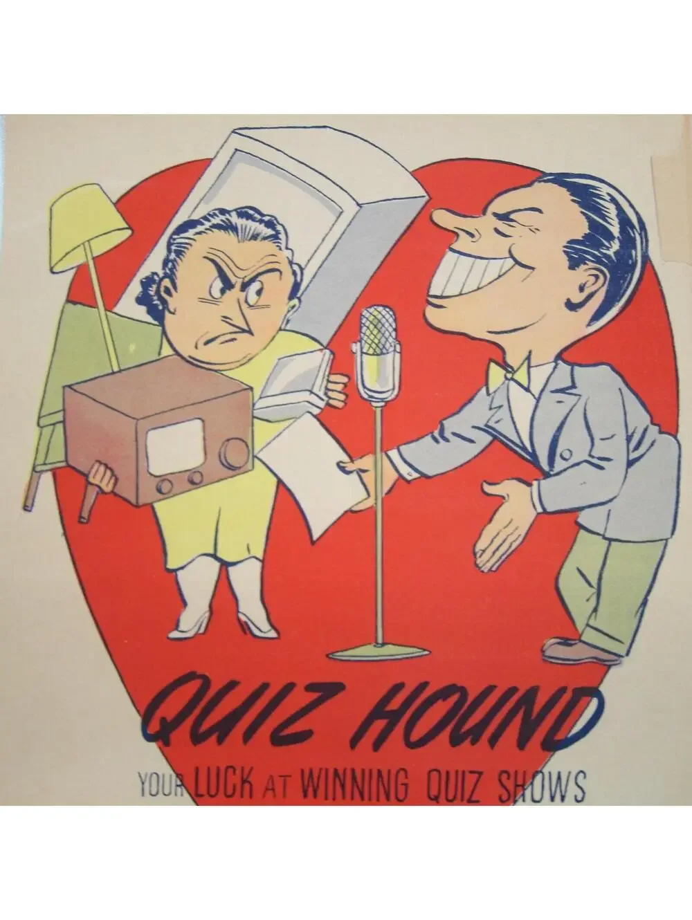 Vintage Vinegar Valentine Quiz Hound Penny Dreadful Sarcasm Insult Poem Ephemera