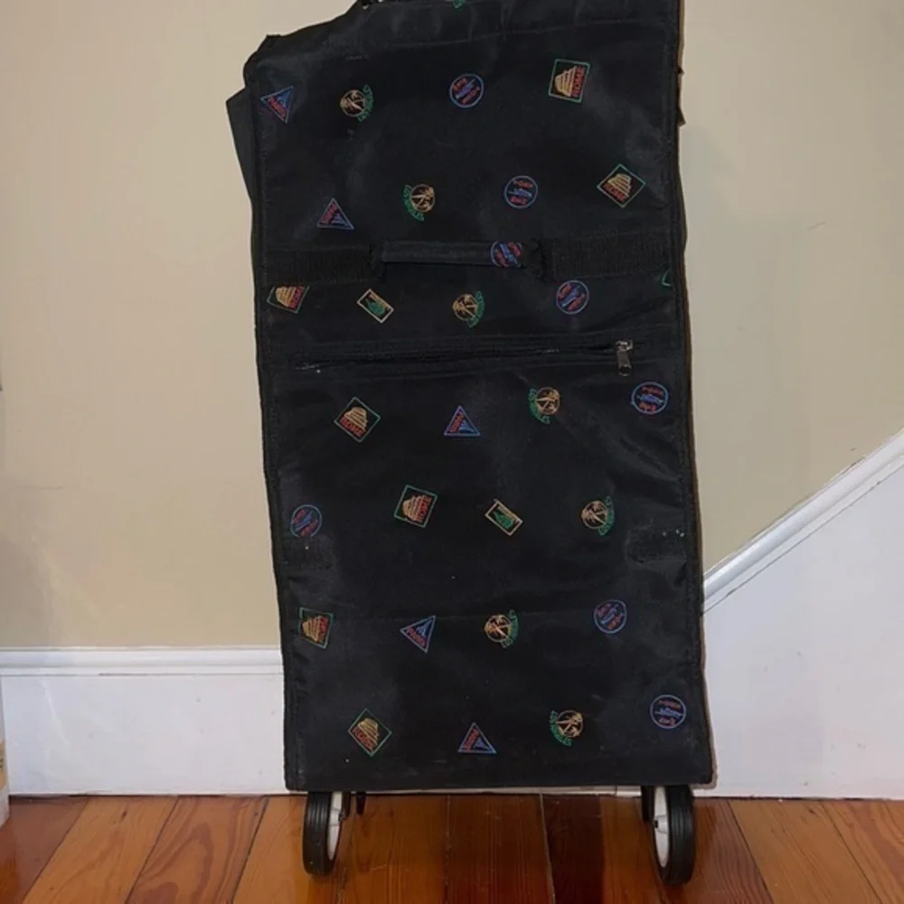 Black‎ Travel rolling luggage /shopping cart
