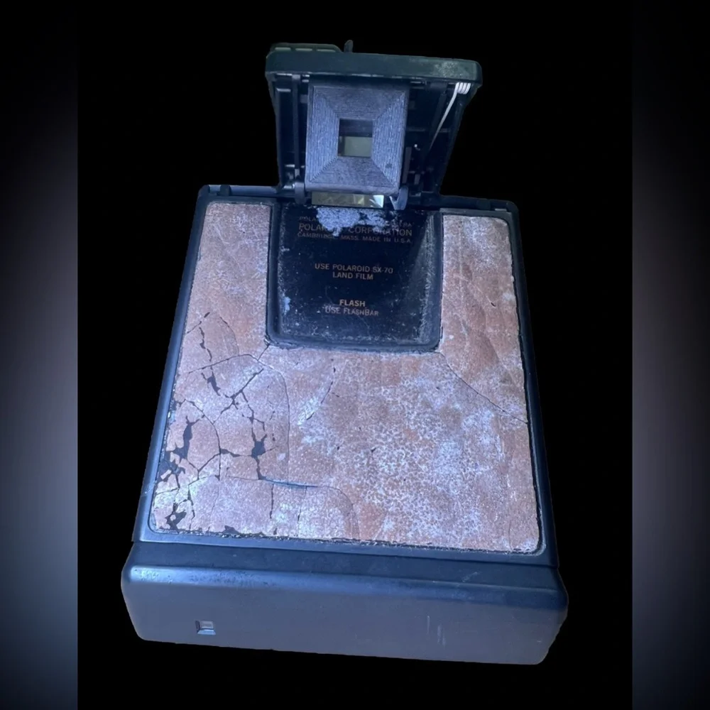 Polaroid leather has