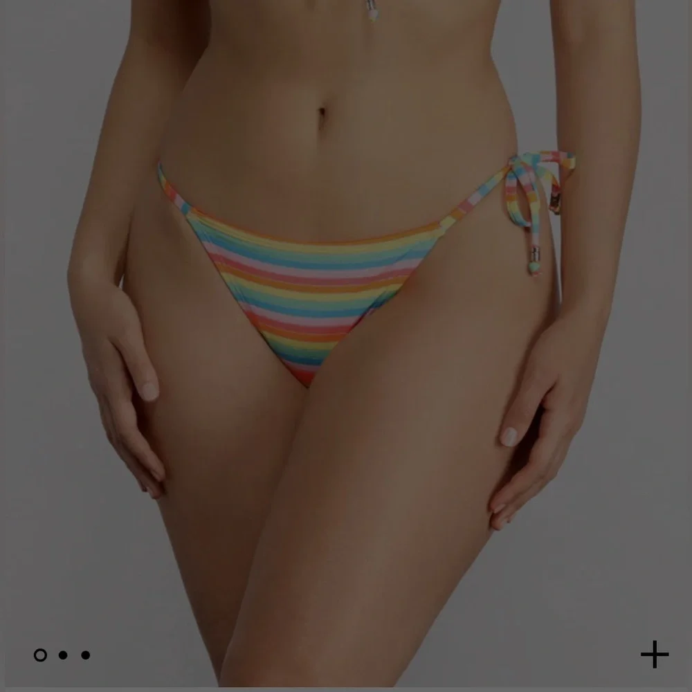 Wild Fabel adjustable Side-Tie Bikini Bottom Size XL NWT