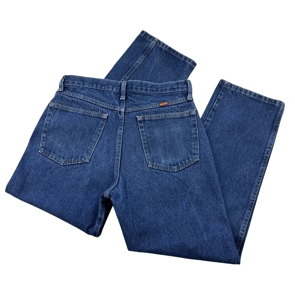 Rustler Jeans‎ Men's 32x30 Extra Heavyweight Straight Leg Work Pants Blue Cotton