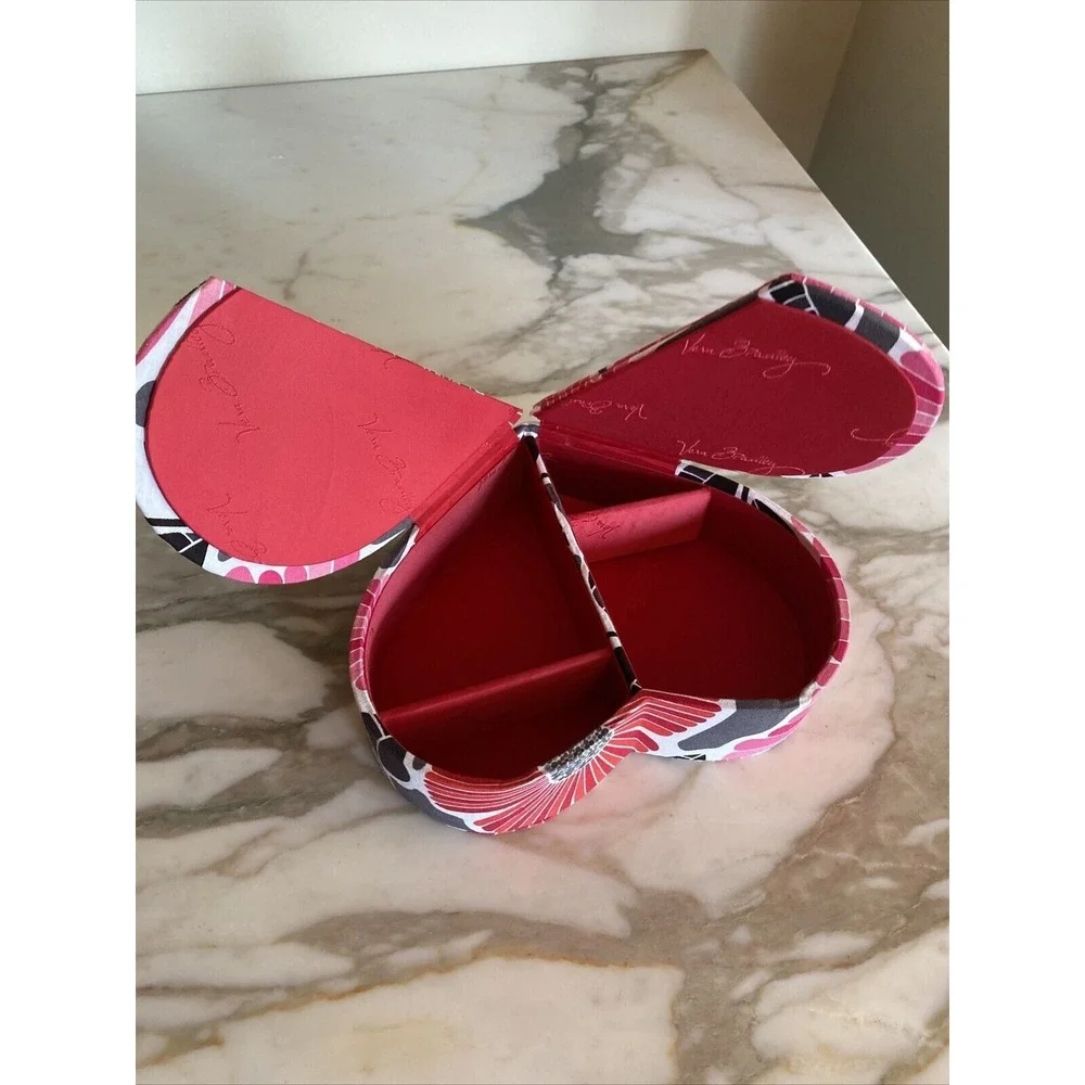 Vera Bradley Heart to Heart Jewelry Case in Cheery Blossoms