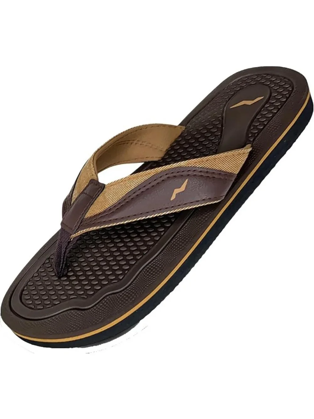 Norty Thong Men's Dark Brown Footwear For Summer Comfortable Sandals Casual