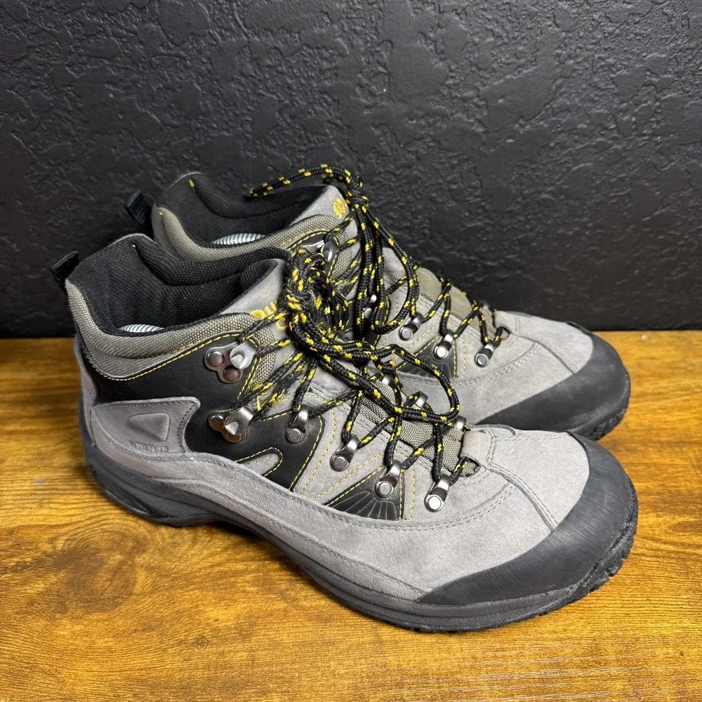 Dunham Cloud MCR6630K Grey Suede Waterproof Hiking Boots Mens 8.5 D