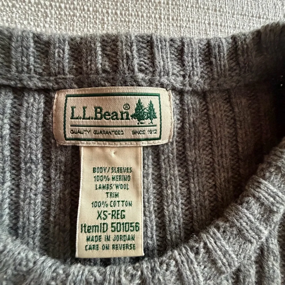 L.L. Bean bean gray