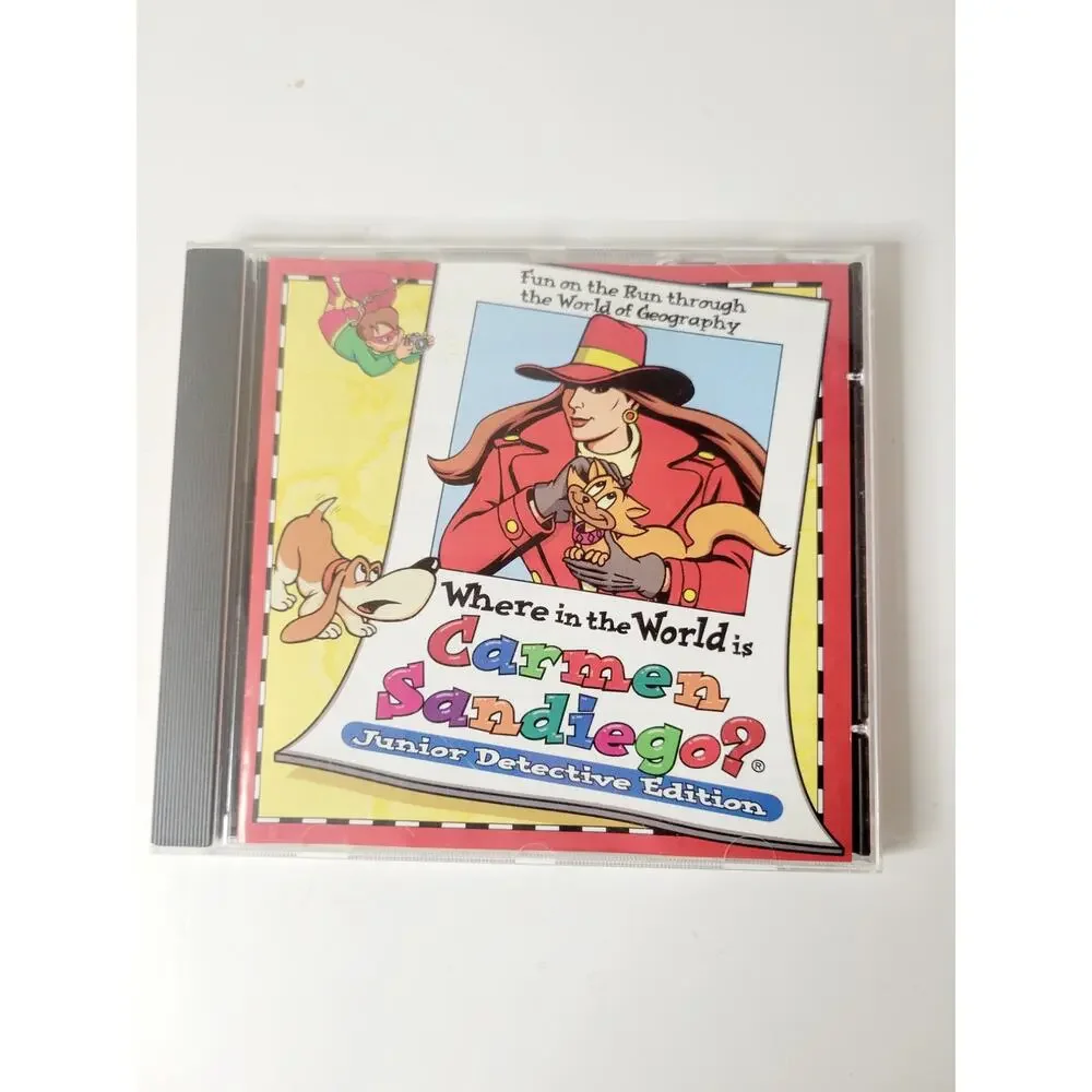 Where in the World is Carmen Sandiego? Junior Detective Edition – PC CD-ROM Game