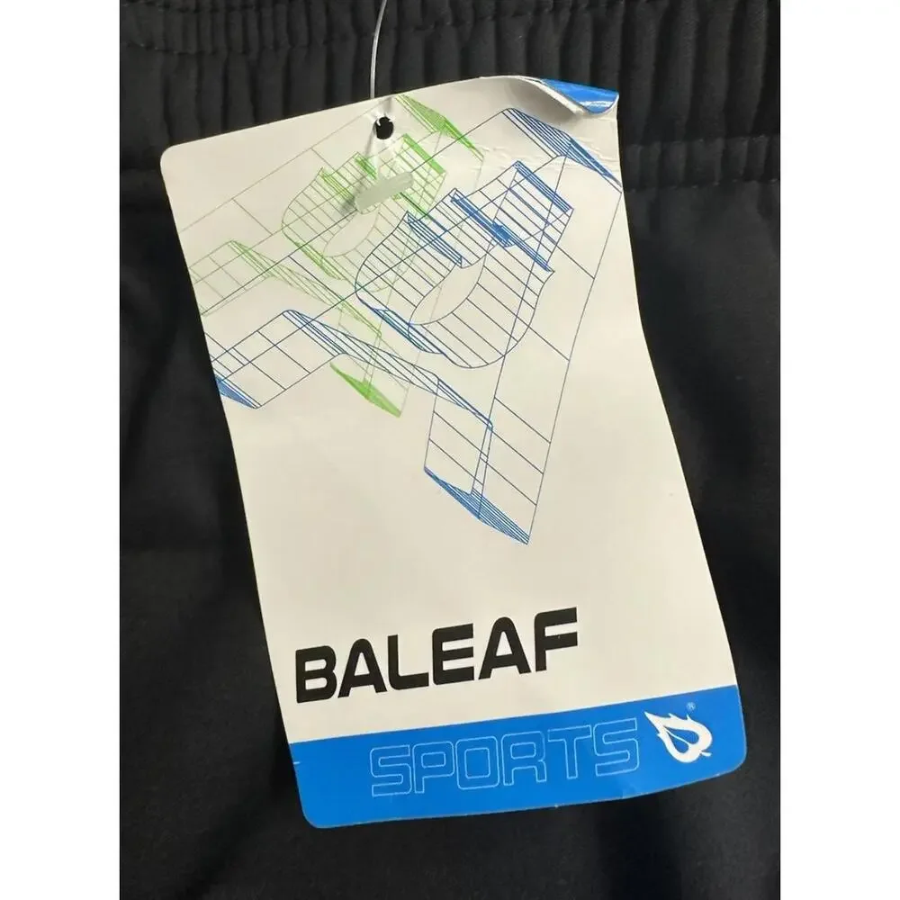 NWT Baleaf Sport‎ Mens Black Active Wear Jogger Pants Size 2XL
