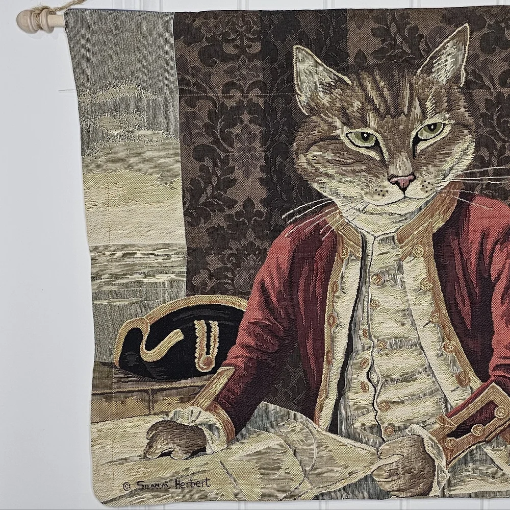 Three Bells Tapestries nelson cat