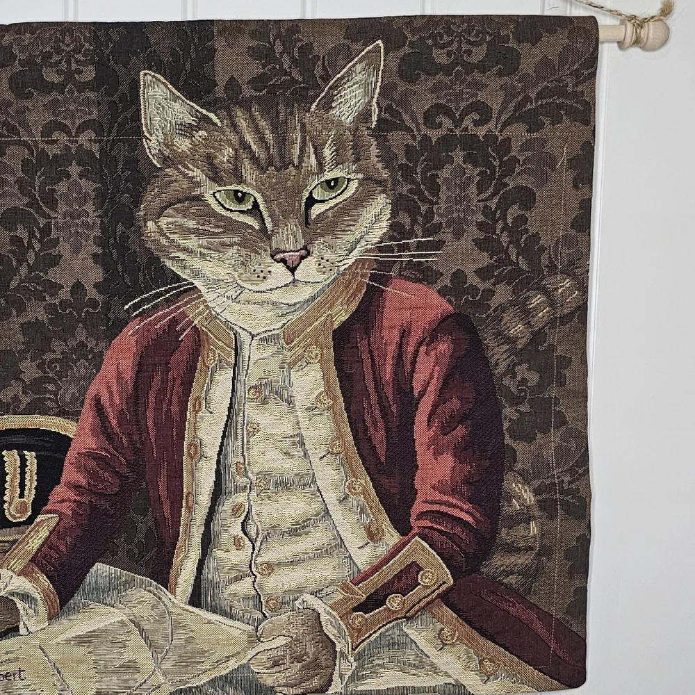 Three Bells Tapestries nelson cat