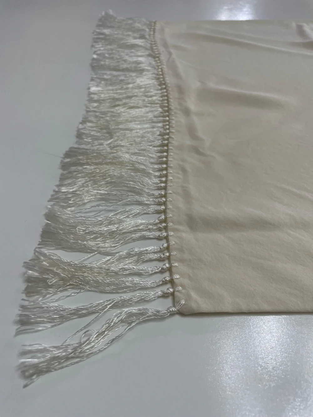 Lord & Taylor ivory silk