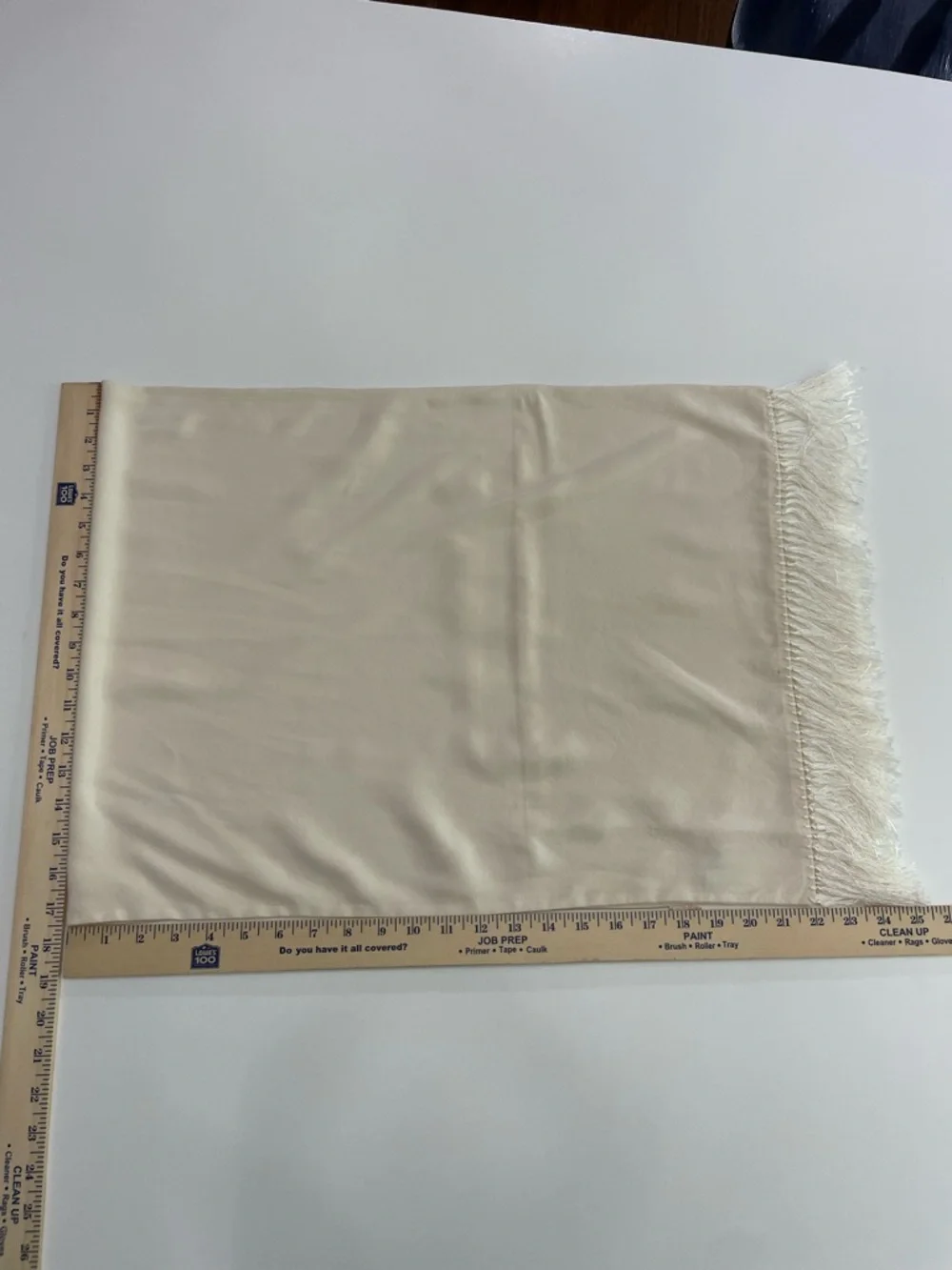 Lord & Taylor ivory silk