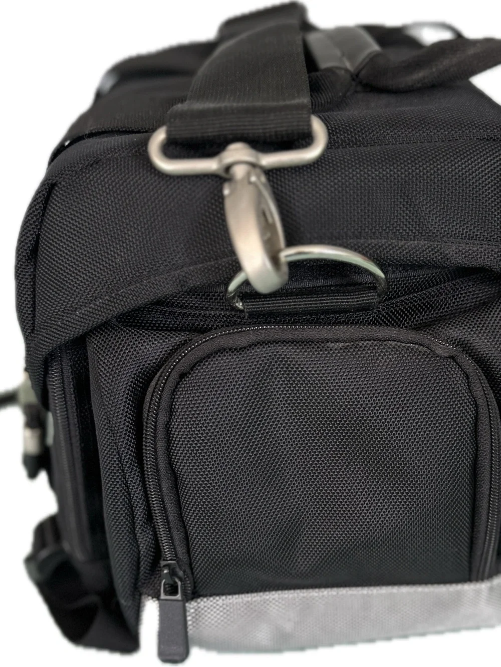 Canon Black Messenger Camera Bag with Silver Accents
