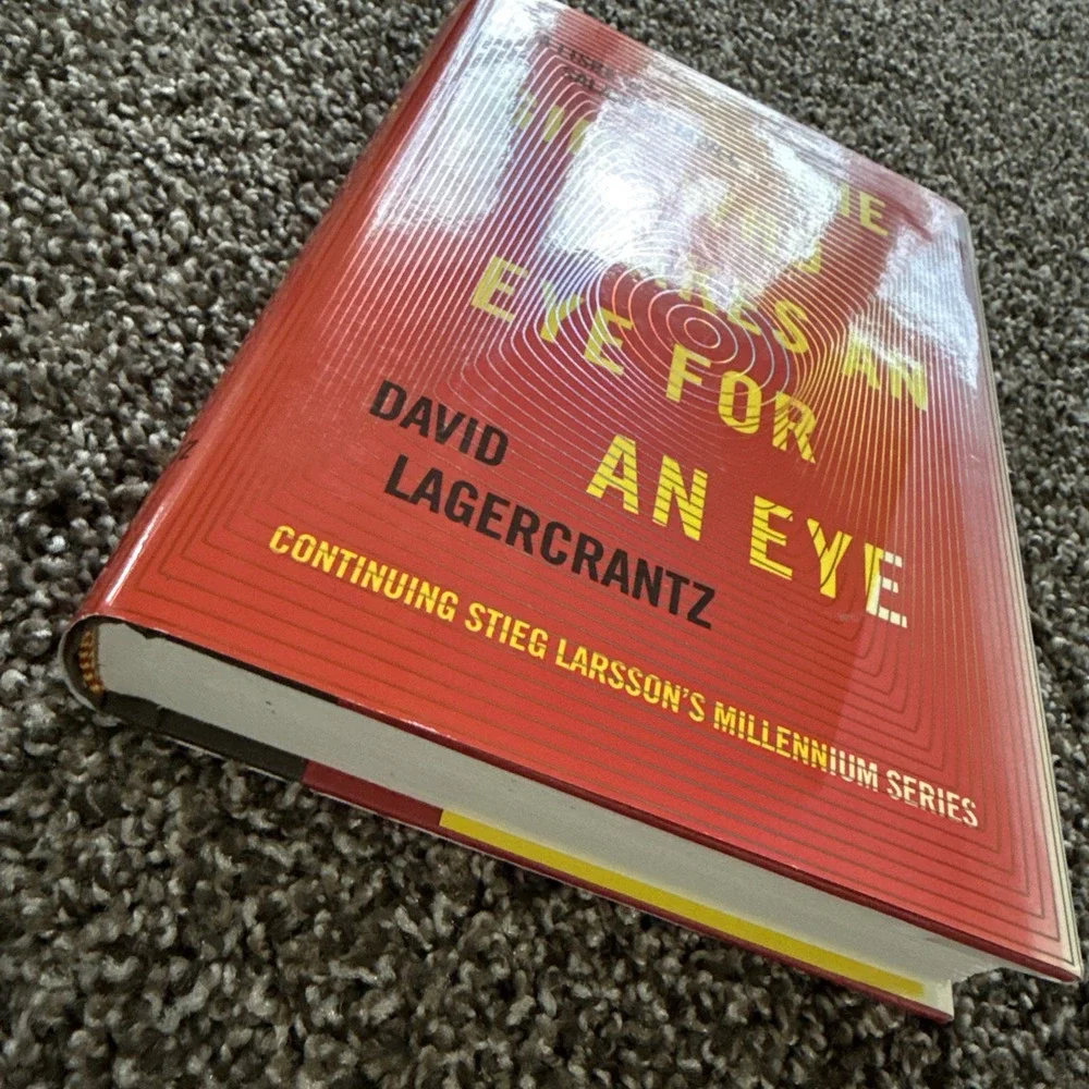 1st Edition GIRL WHO TAKES AN EYE FOR EYE David Lagercrantz Millennium‎ HC BOOK