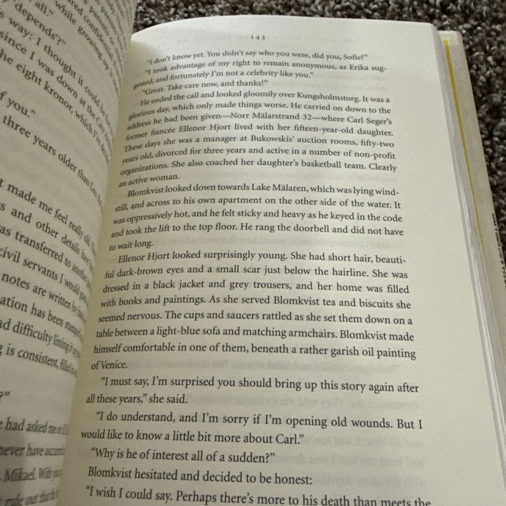 1st Edition GIRL WHO TAKES AN EYE FOR EYE David Lagercrantz Millennium‎ HC BOOK
