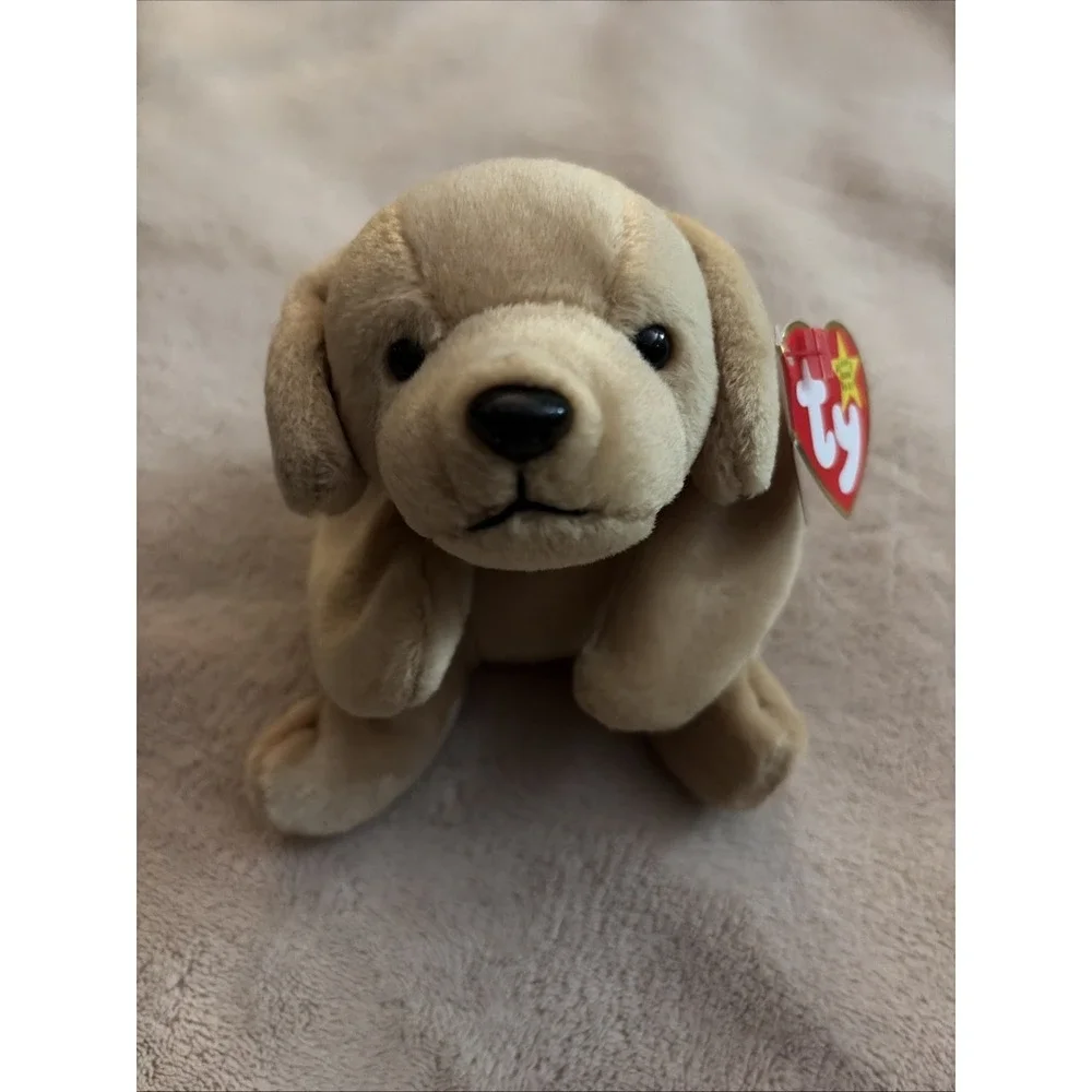 Ty Original Beanie Babies FETCH The Dog Plush Toy With Tags