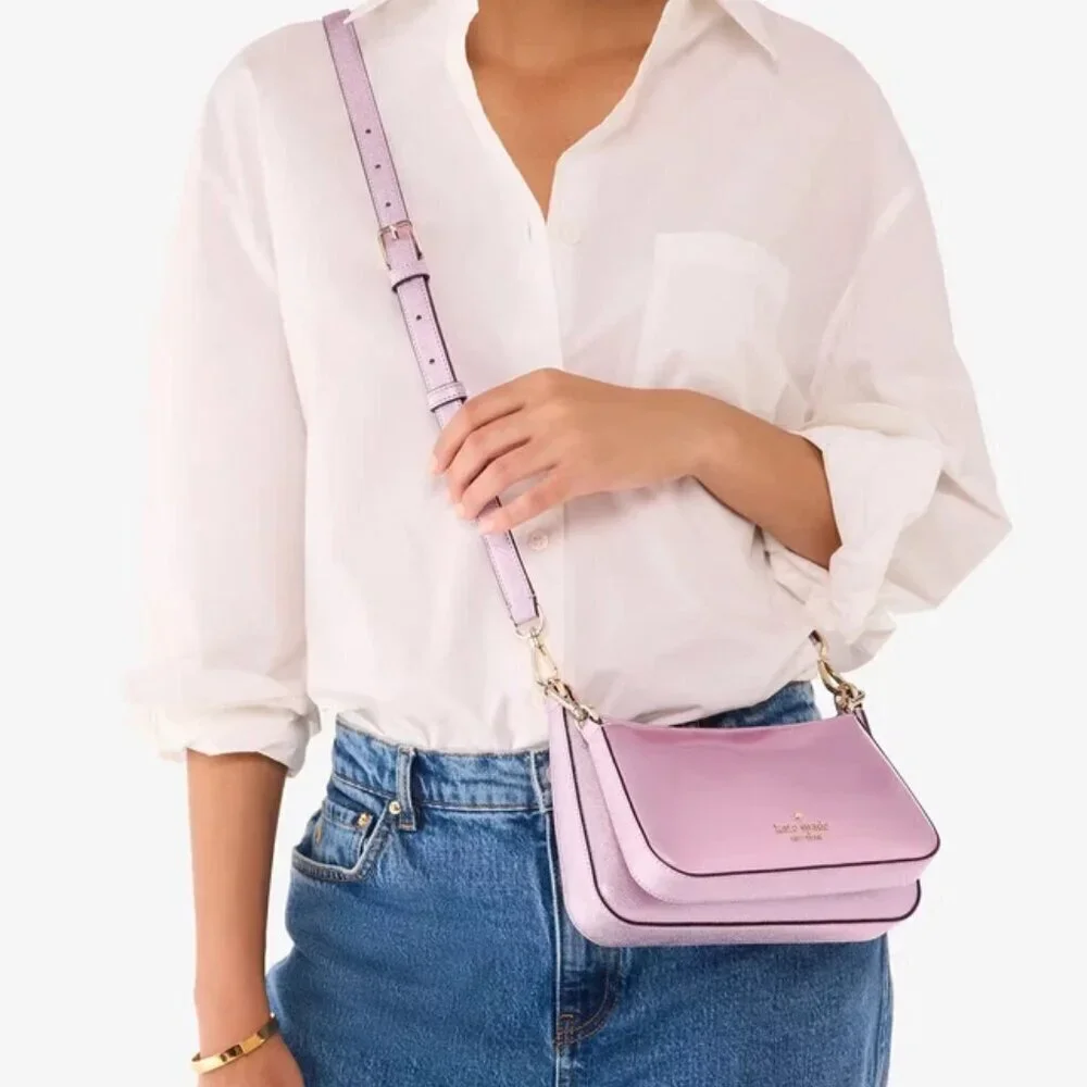 HOST PICK Kate Spade New York Quartz Duet (2 bags) Patent Crossbody Duo NWT