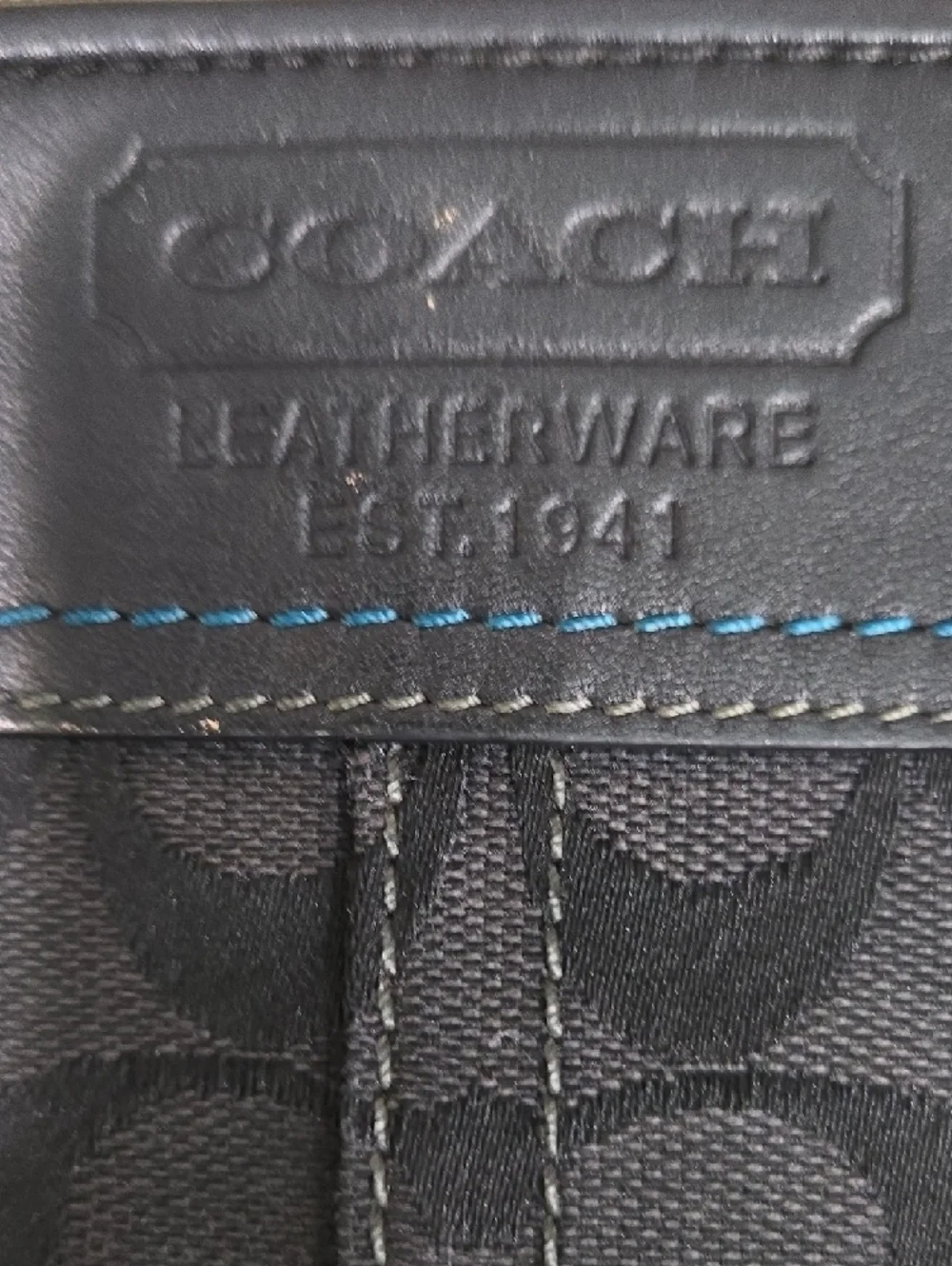 Coach signature canvas