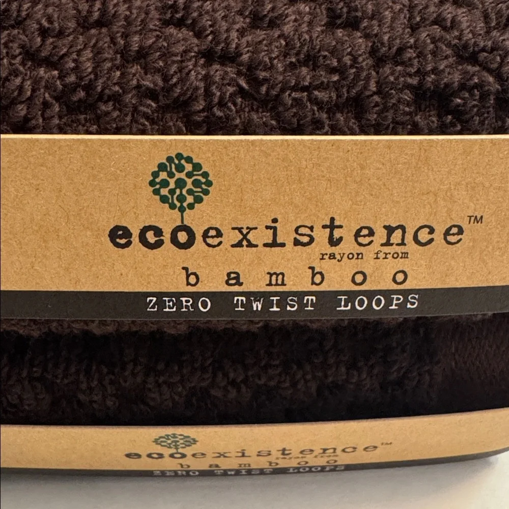 8pc ECOEXISTENCE Bamboo Zero Twist Loops Bath Towel Set-Dark Chocolate-DKCHOC25