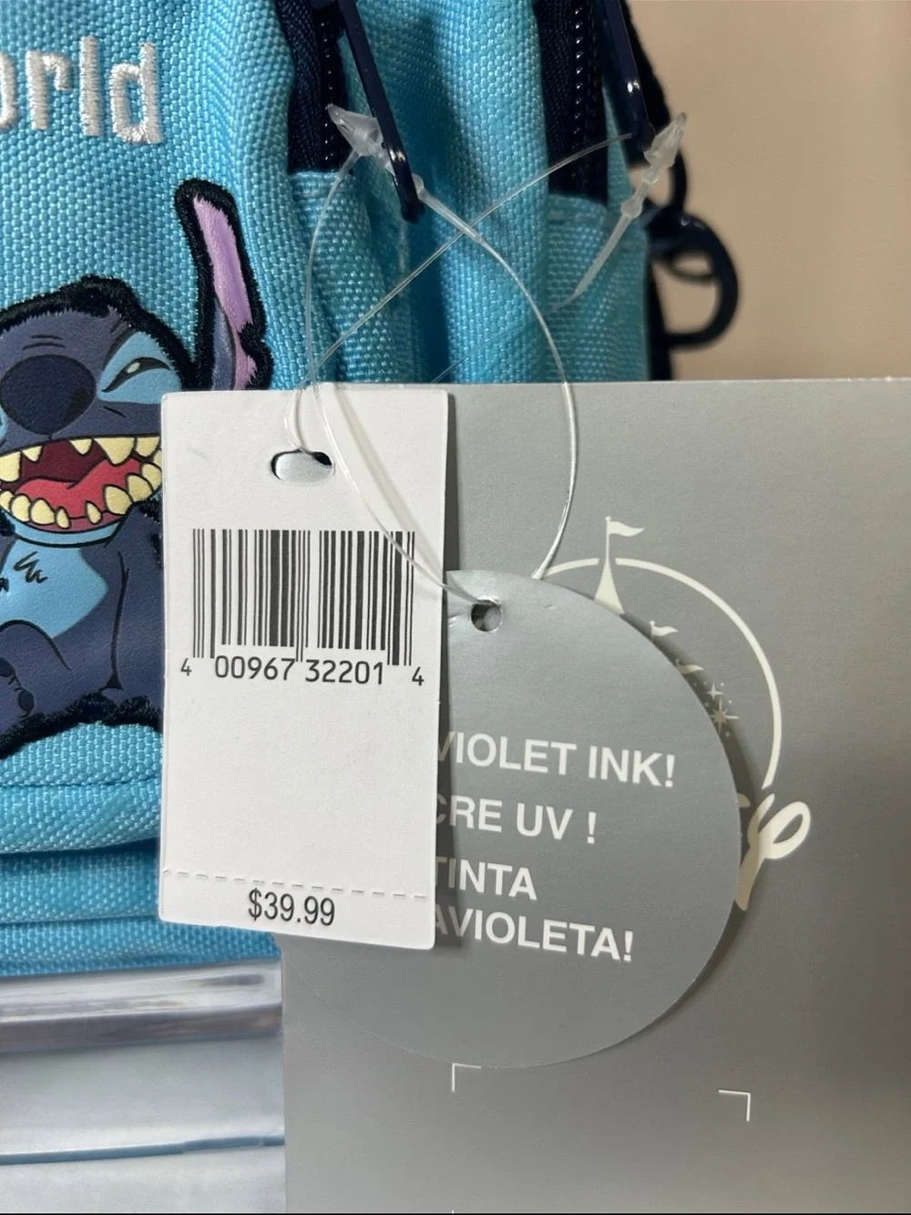 Disney Stitch Crossbody Bag with Matching Wallet & Charms