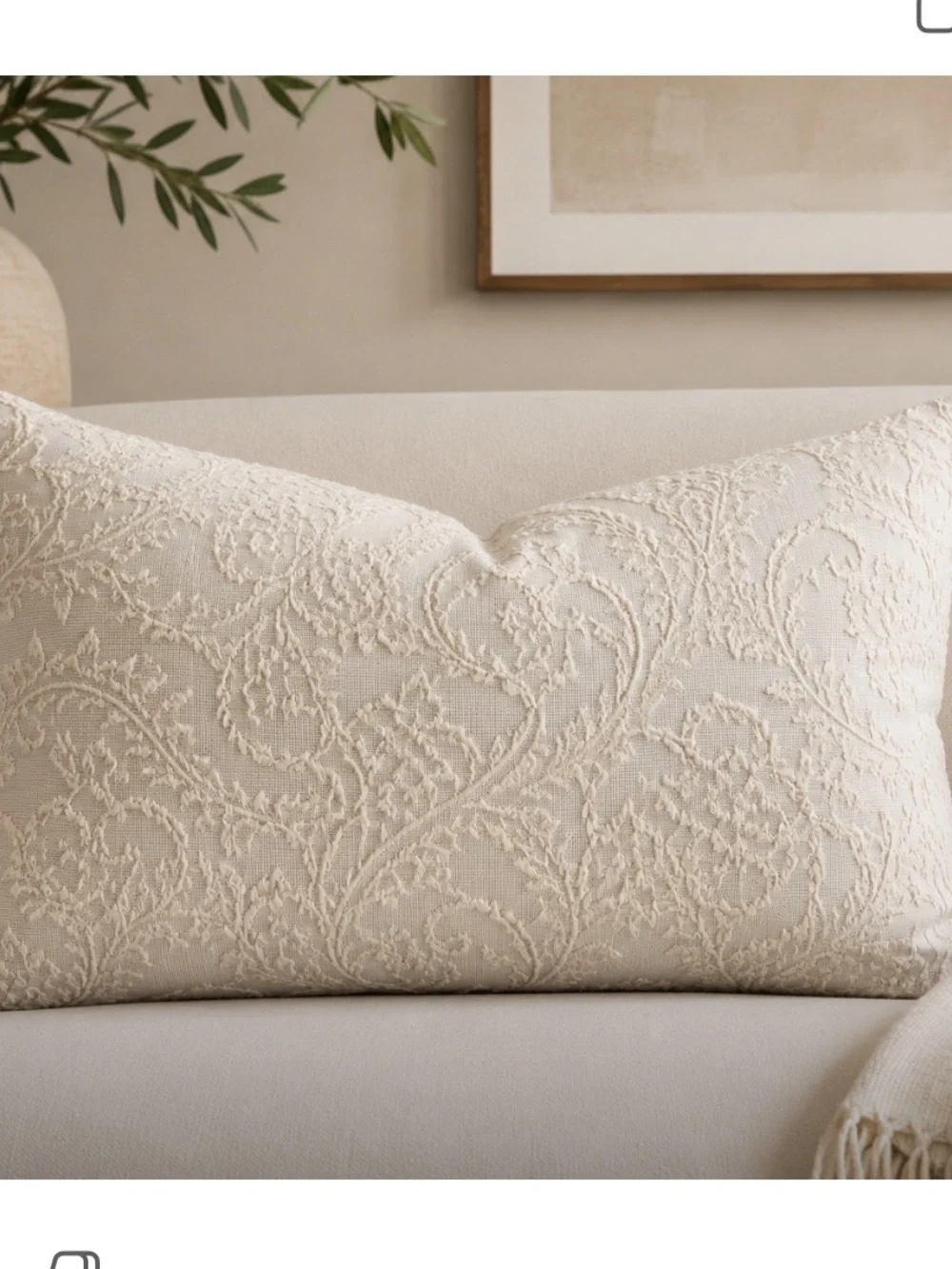 Pottery Barn Embroidered Accent Pillow Sham 20” x 26” NWOT