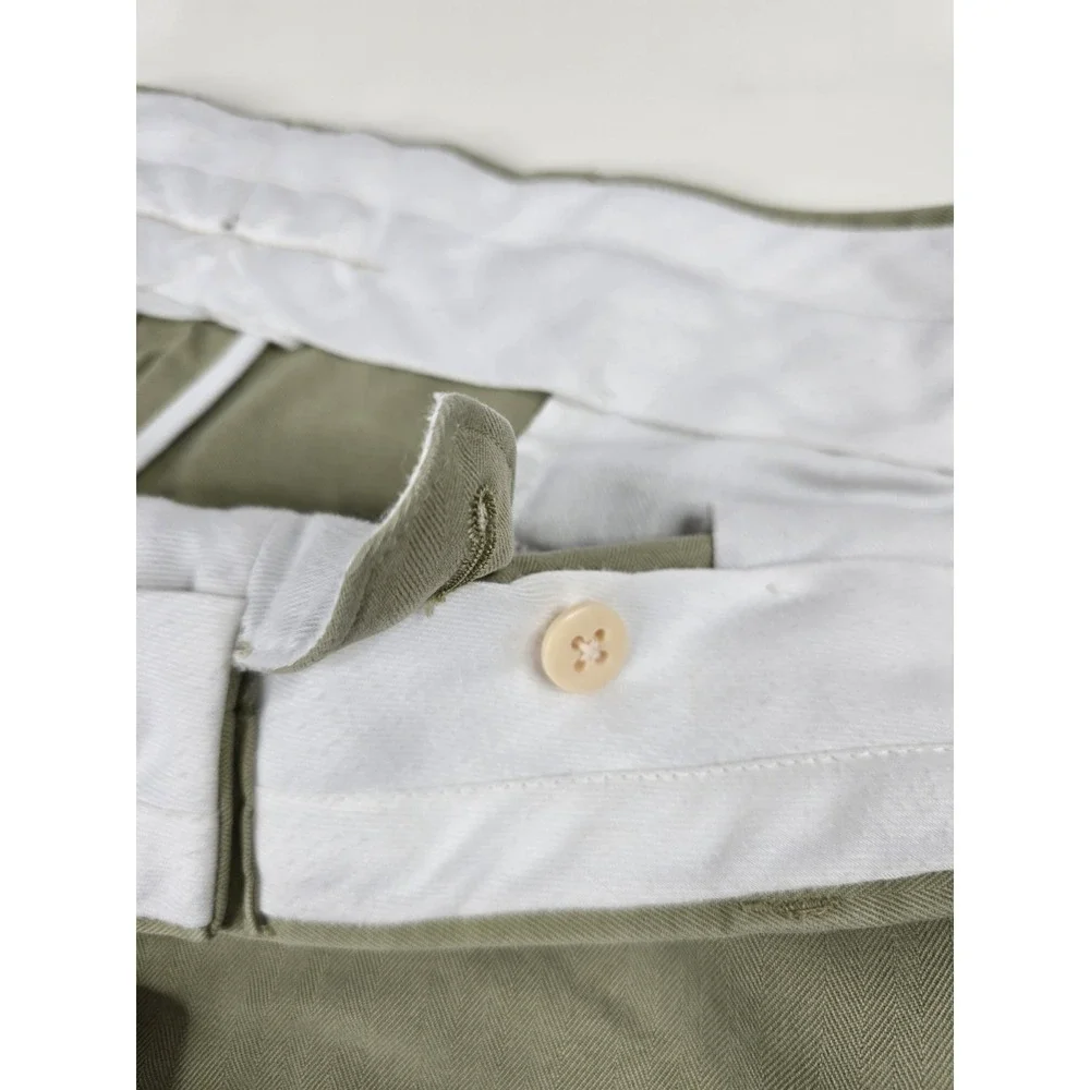 Orvis Shorts Men 42W Beige Signature Collection Flat‎ Front Chino Golf Fishing