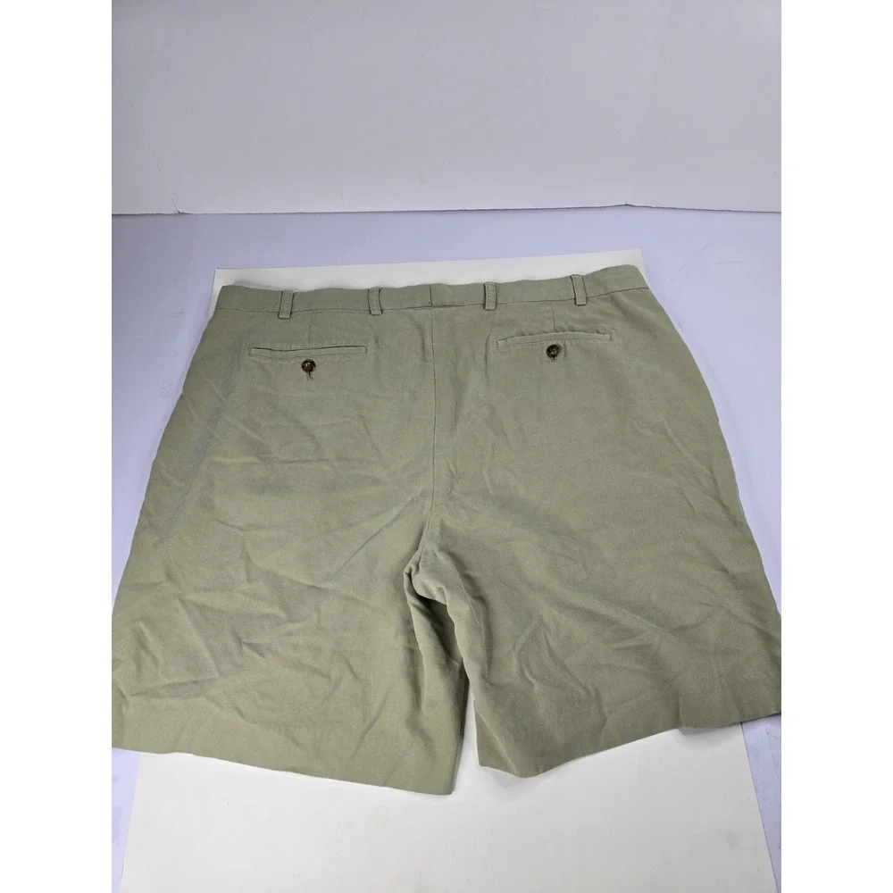 Orvis Shorts Men 42W Beige Signature Collection Flat‎ Front Chino Golf Fishing