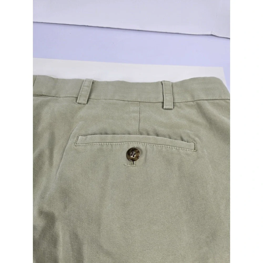 Orvis Shorts Men 42W Beige Signature Collection Flat‎ Front Chino Golf Fishing