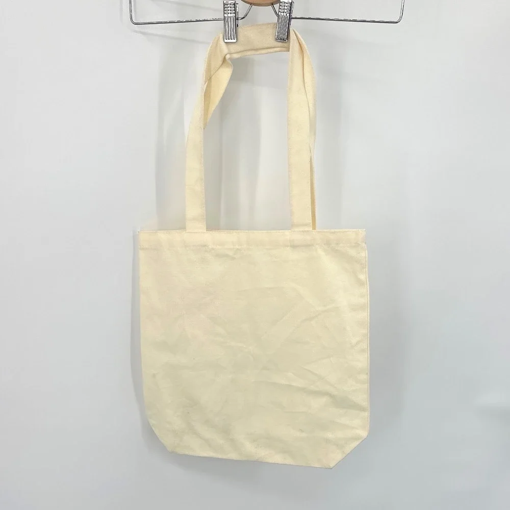 Astoria Gift Co Seattle Public Market Center Canvas Tote Bag Souvenir Cream