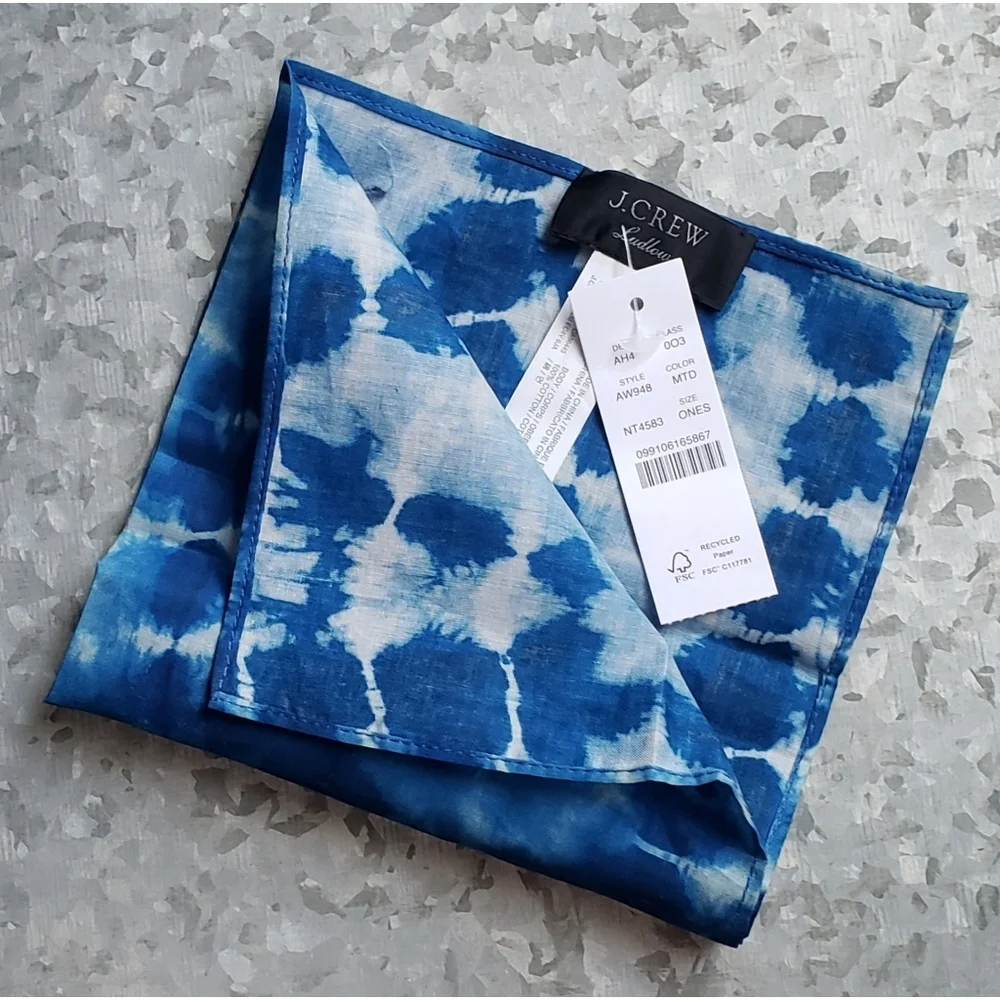 19. J.Crew Tie-dyed slub cotton scarf