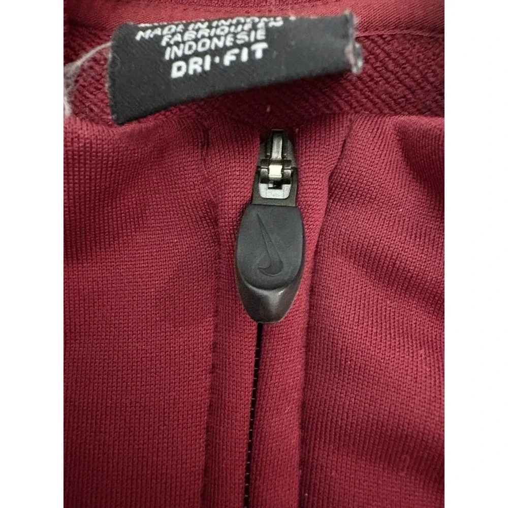 Vintage 90s Y2K Nike Team Men's Large‎ Red/White Full Zip Track Jacket